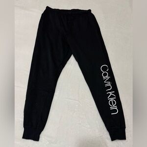 Calvin Klein Black Sweatpants Joggers, Women’s Size Medium
